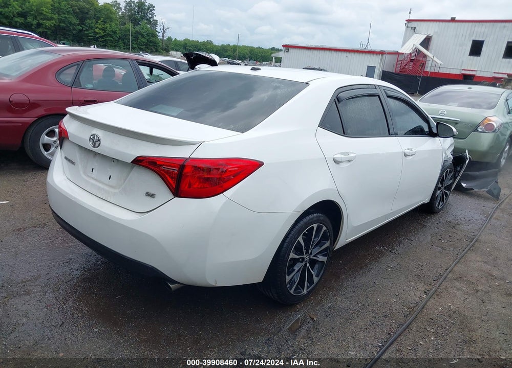 2018 TOYOTA COROLLA SE VIN: 2T1BURHE1JC106319
