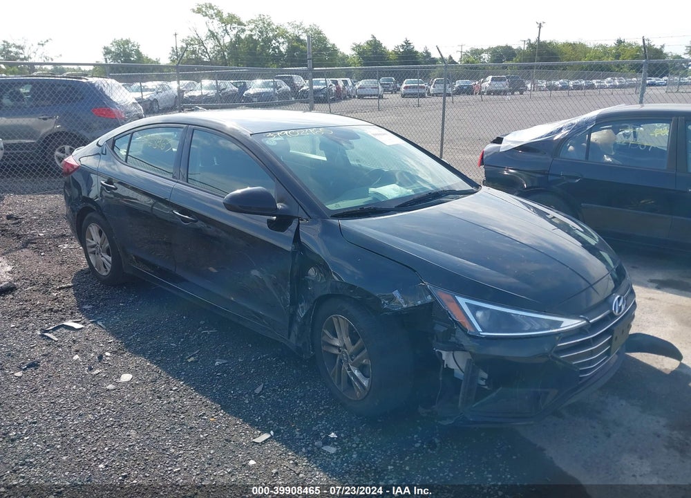 2019 HYUNDAI ELANTRA SEL VIN: 5NPD84LF4KH409965