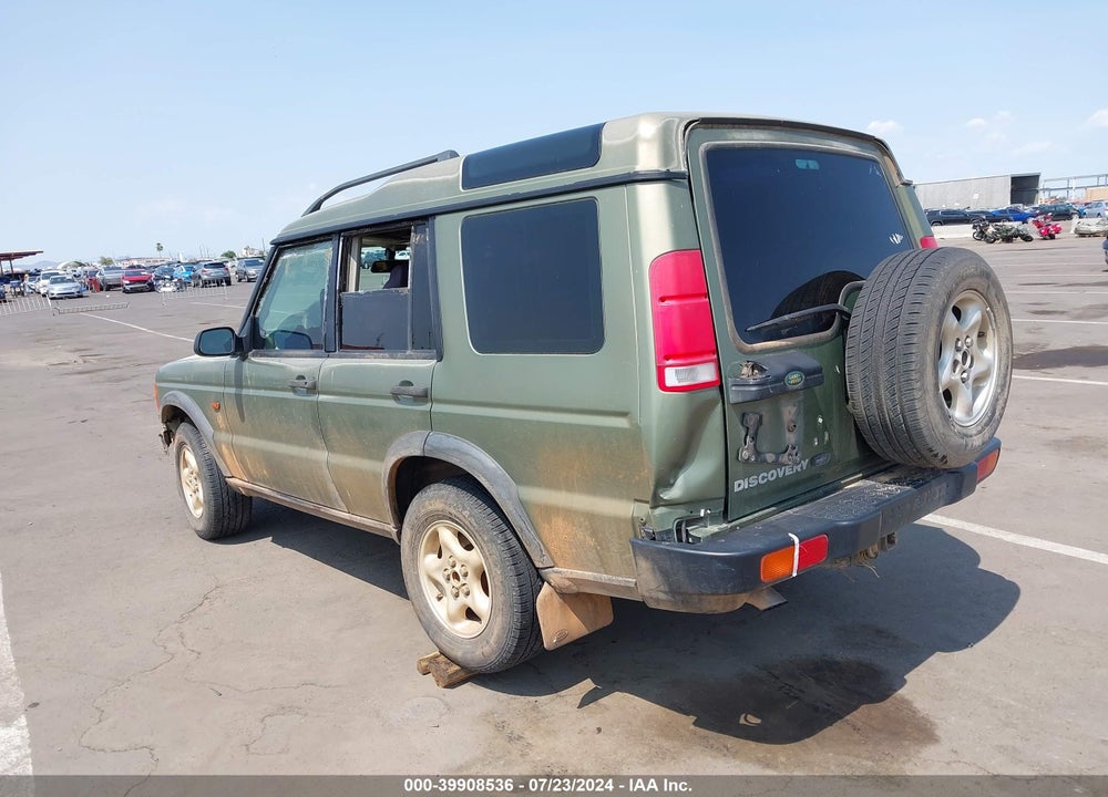 2000 LAND ROVER DISCOVERY SERIES II CLOTH/SERIES II LEATHER VIN: SALTY1245YA244849