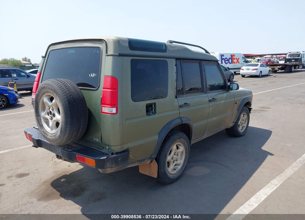 2000 LAND ROVER DISCOVERY SERIES II CLOTH/SERIES II LEATHER VIN: SALTY1245YA244849