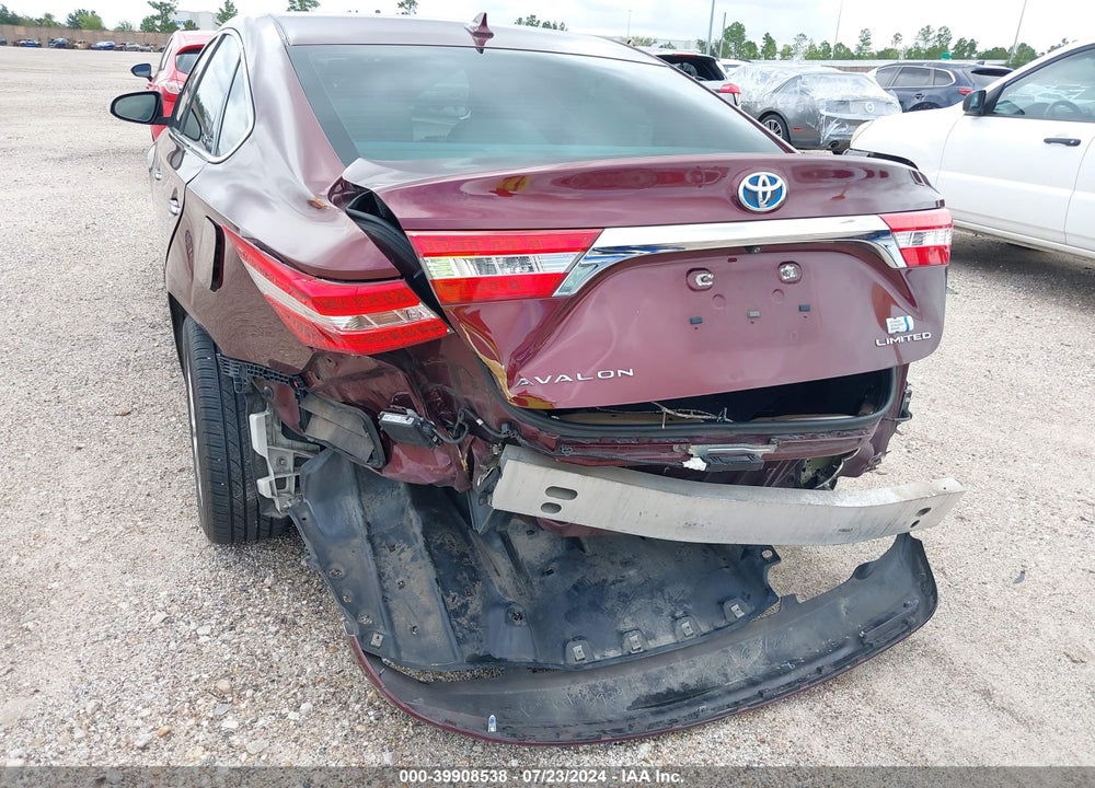 2014 TOYOTA AVALON HYBRID LIMITED VIN: 4T1BD1EB1EU034876