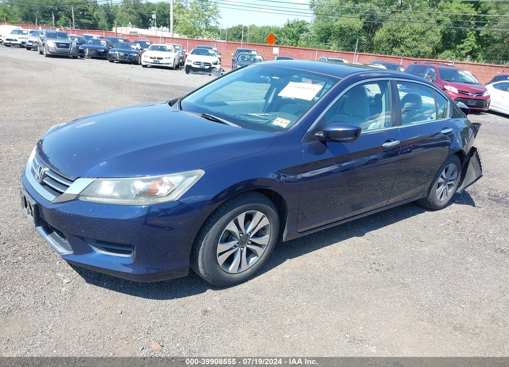 2013 HONDA ACCORD LX VIN: 1HGCR2F38DA250216