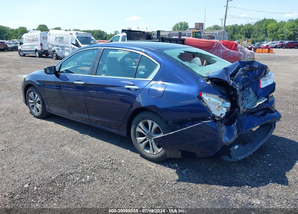 2013 HONDA ACCORD LX VIN: 1HGCR2F38DA250216