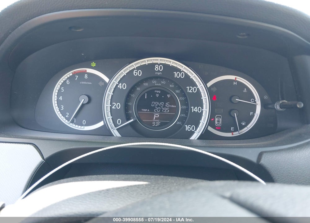 2013 HONDA ACCORD LX VIN: 1HGCR2F38DA250216