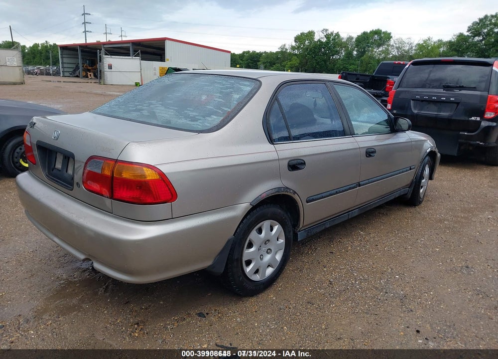 2000 HONDA CIVIC DX VIN: 1HGEJ6620YL001675
