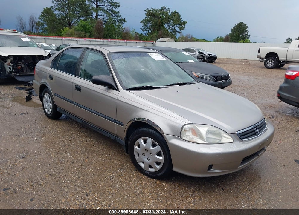 2000 HONDA CIVIC DX VIN: 1HGEJ6620YL001675