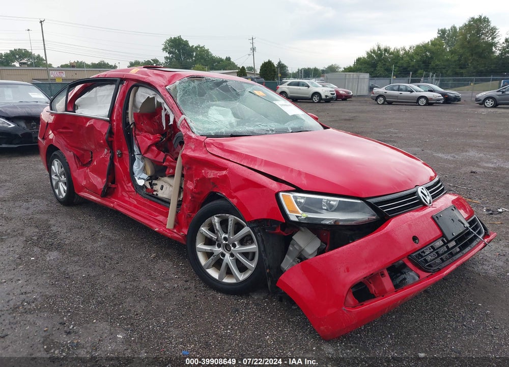 2014 VOLKSWAGEN JETTA 1.8T SE VIN: 3VWD17AJ1EM412198