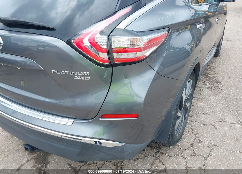2015 NISSAN MURANO PLATINUM VIN: 5N1AZ2MH1FN250120