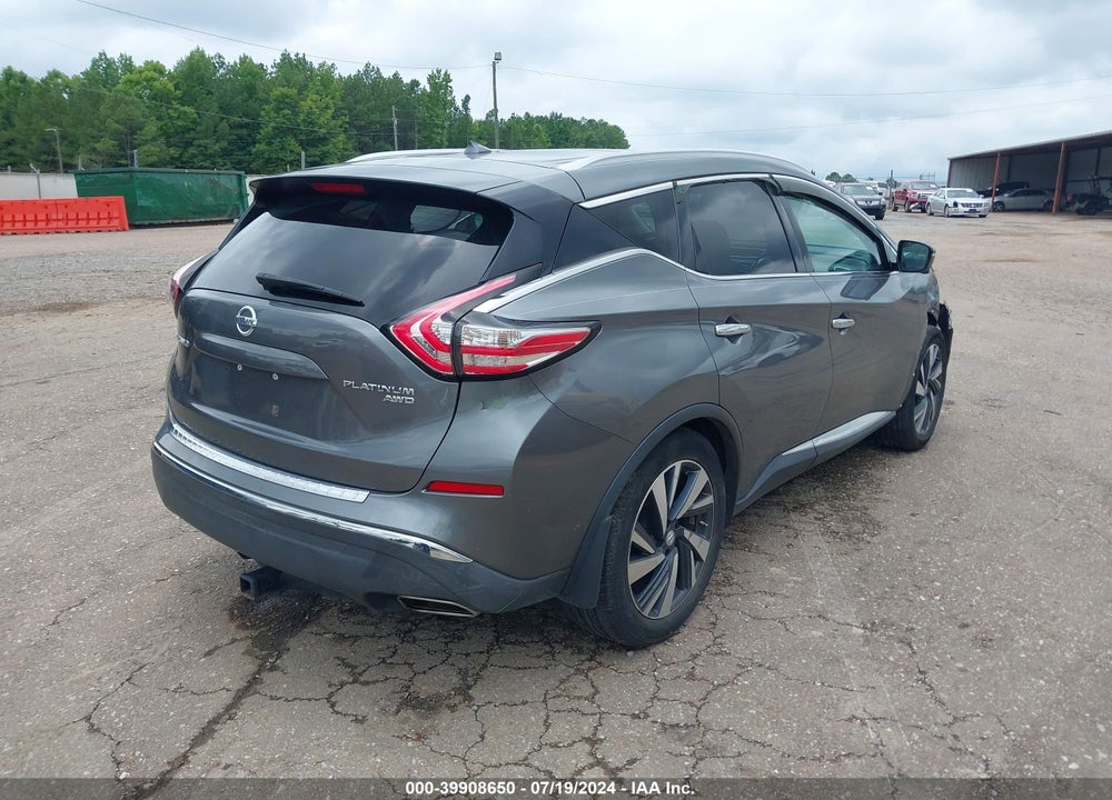 2015 NISSAN MURANO PLATINUM VIN: 5N1AZ2MH1FN250120