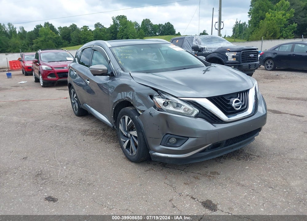 2015 NISSAN MURANO PLATINUM VIN: 5N1AZ2MH1FN250120