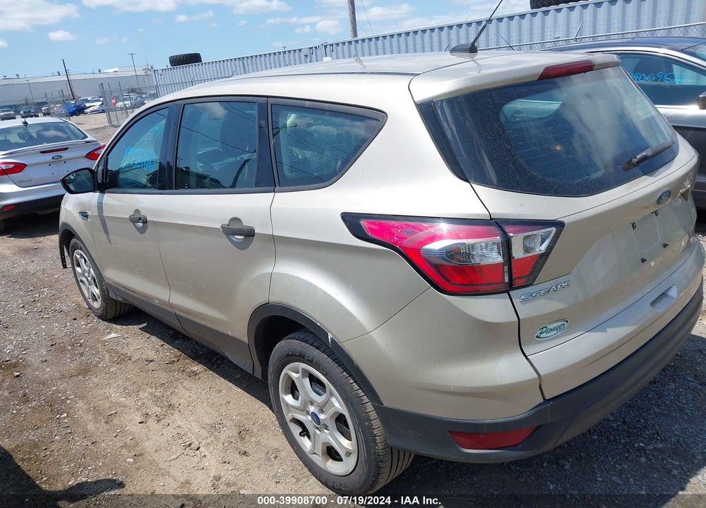 2017 FORD ESCAPE S VIN: 1FMCU0F74HUE68125