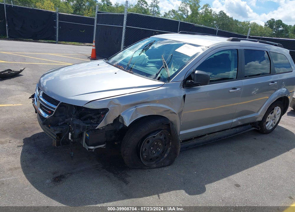 2018 DODGE JOURNEY SE VIN: 3C4PDCAB4JT295502
