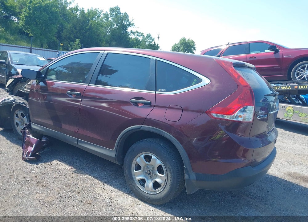 2012 HONDA CR-V LX VIN: 5J6RM3H31CL031508