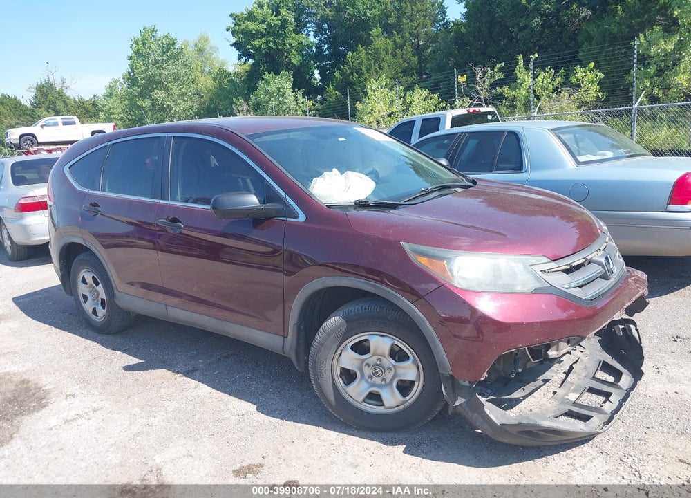 2012 HONDA CR-V LX VIN: 5J6RM3H31CL031508