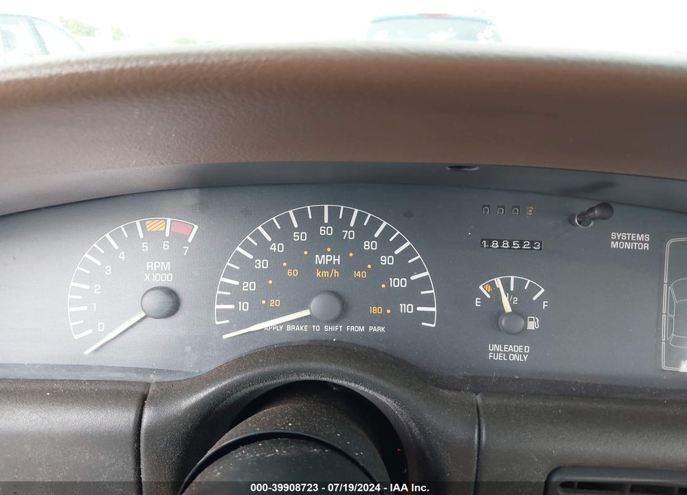 1995 PONTIAC BONNEVILLE SE VIN: 1G2HX52K9S4233742