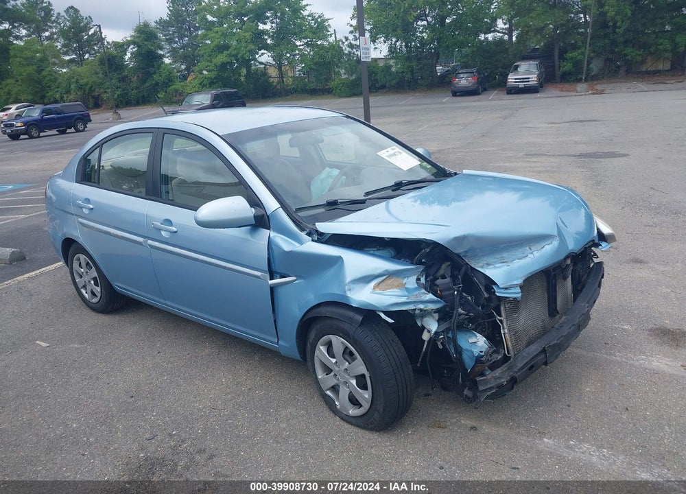 2008 HYUNDAI ACCENT GLS VIN: KMHCN46C78U268969