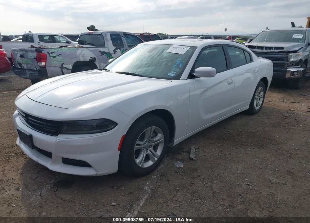 2022 DODGE CHARGER SXT RWD VIN: 2C3CDXBG8NH157156