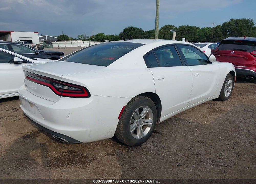 2022 DODGE CHARGER SXT RWD VIN: 2C3CDXBG8NH157156