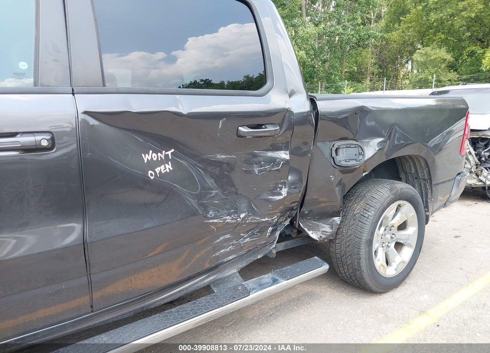 2019 RAM 1500 BIG HORN/LONE STAR 4X4 5'7 BOX VIN: 1C6SRFFT5KN730907