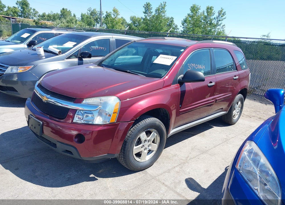 2008 CHEVROLET EQUINOX LS VIN: 2CNDL23F386063502