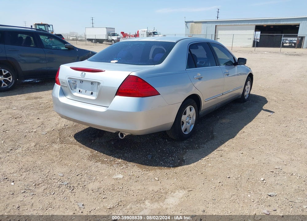 2007 HONDA ACCORD 2.4 LX VIN: 3HGCM56457G708552