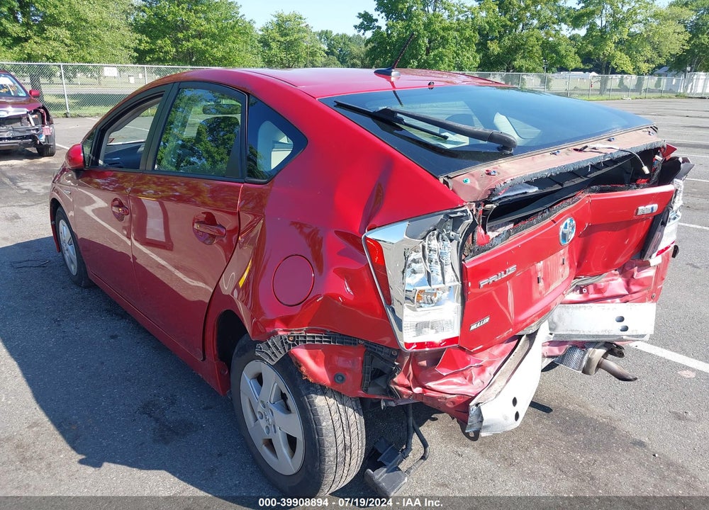 2011 TOYOTA PRIUS TWO VIN: JTDKN3DU9B1384351