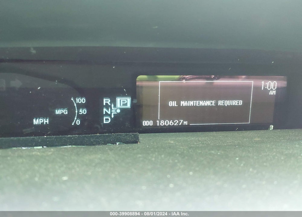 2011 TOYOTA PRIUS TWO VIN: JTDKN3DU9B1384351