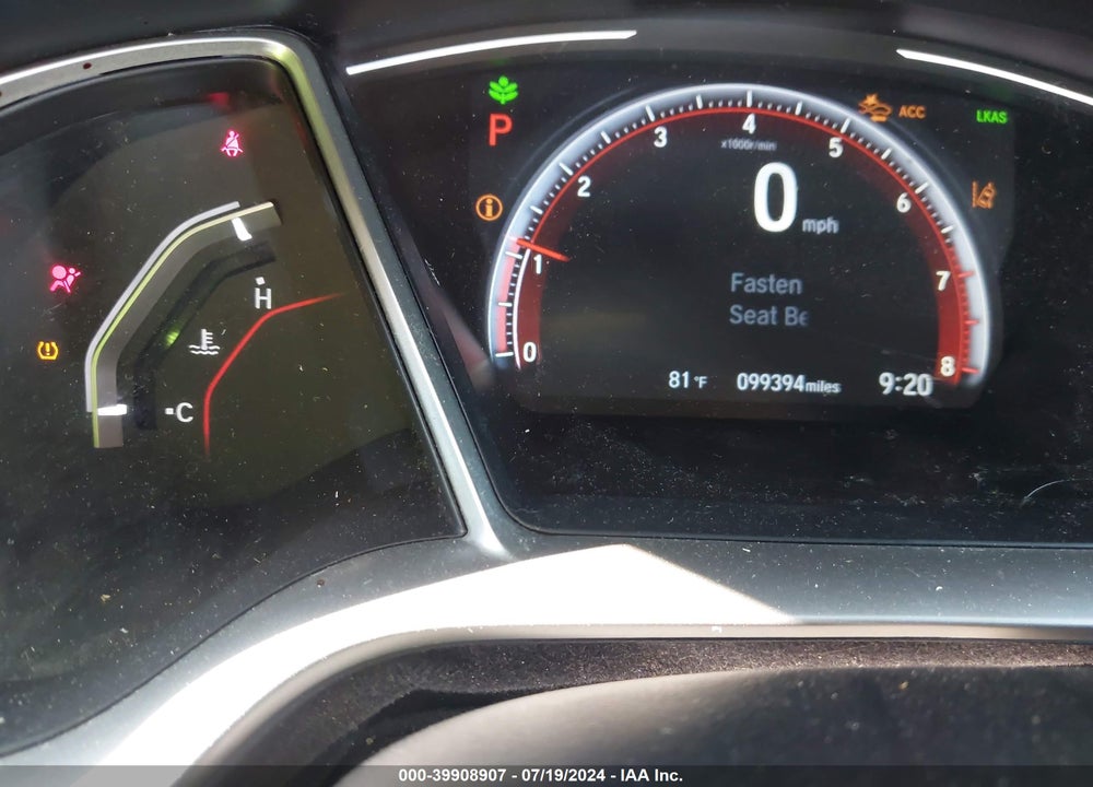 2019 HONDA CIVIC SPORT VIN: 19XFC2F80KE041765