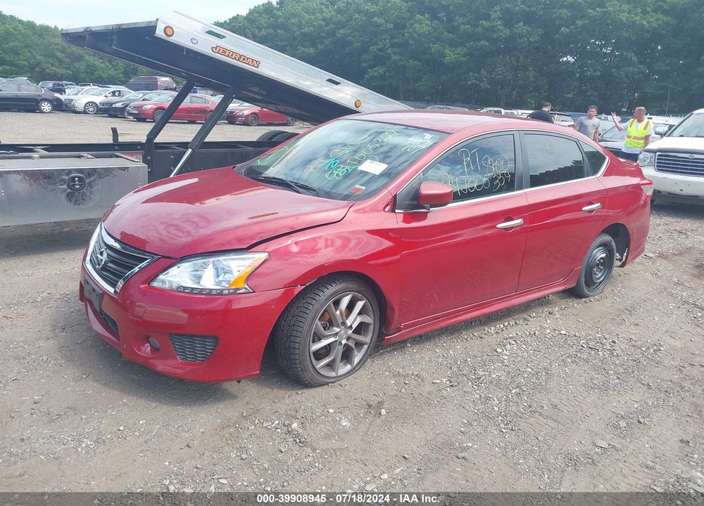 2013 NISSAN SENTRA SR VIN: 3N1AB7AP7DL663550