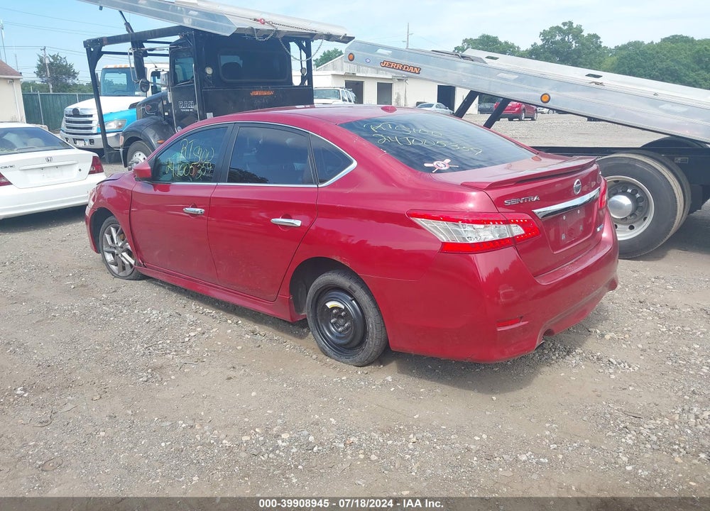 2013 NISSAN SENTRA SR VIN: 3N1AB7AP7DL663550