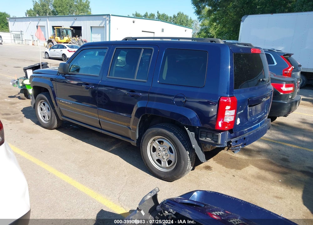 2017 JEEP PATRIOT SPORT 4X4 VIN: 1C4NJRBB0HD145002