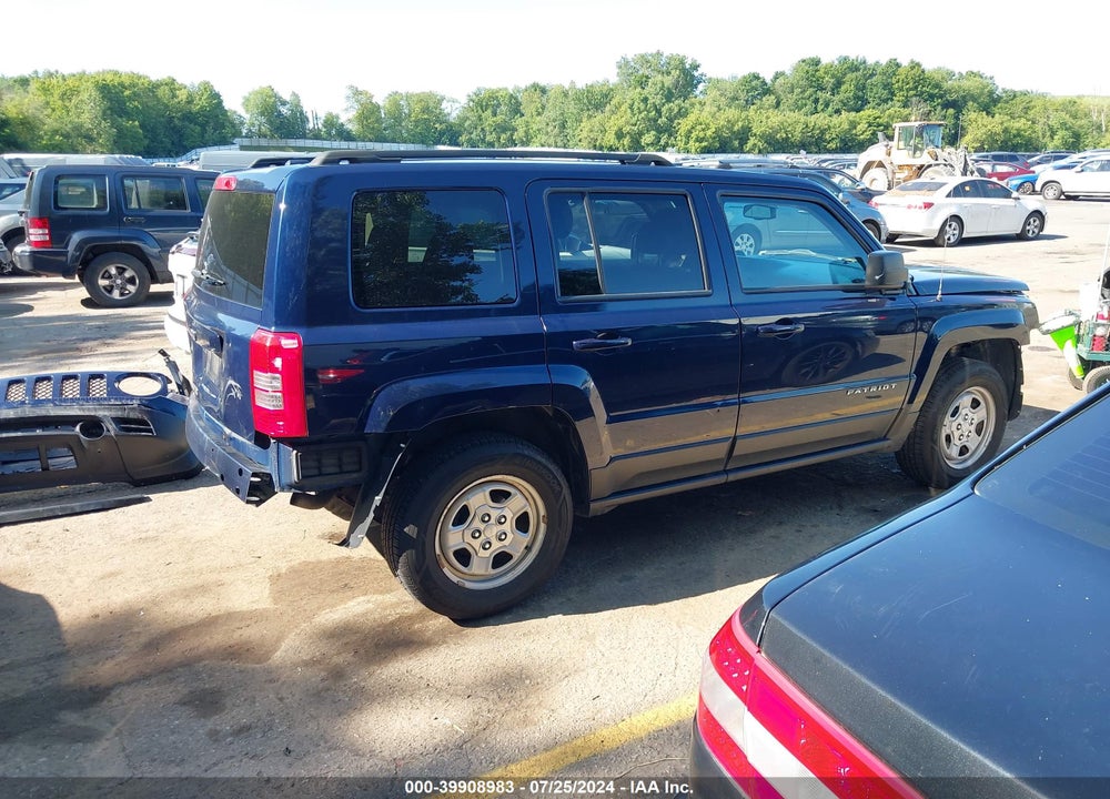 2017 JEEP PATRIOT SPORT 4X4 VIN: 1C4NJRBB0HD145002