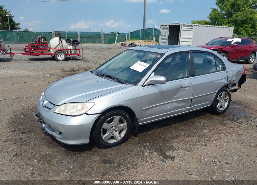 2005 HONDA CIVIC EX VIN: 2HGES26865H574499