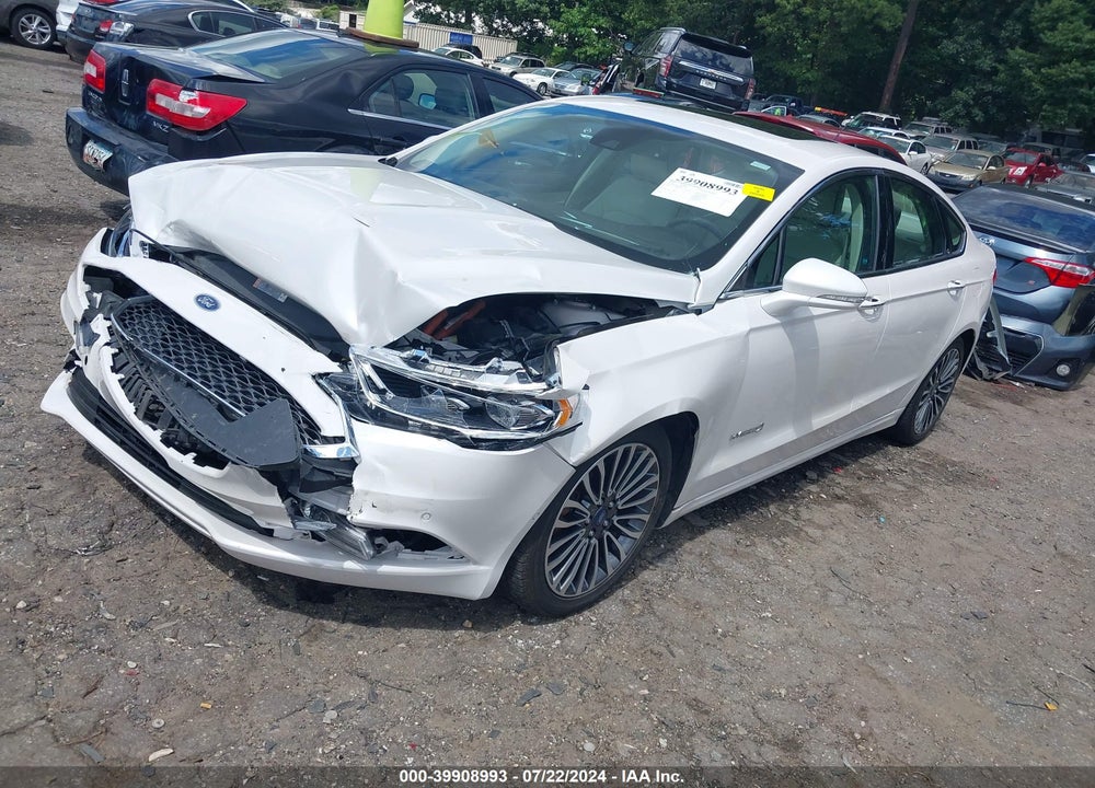 2018 FORD FUSION HYBRID PLATINUM VIN: 3FA6P0RU8JR145323