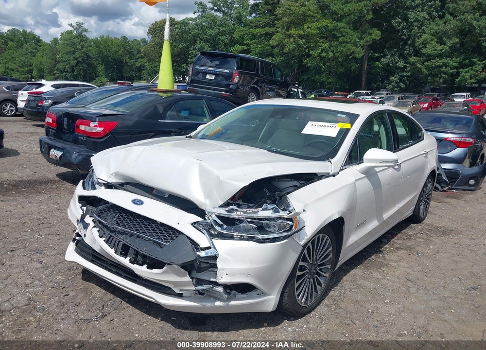 2018 FORD FUSION HYBRID PLATINUM VIN: 3FA6P0RU8JR145323