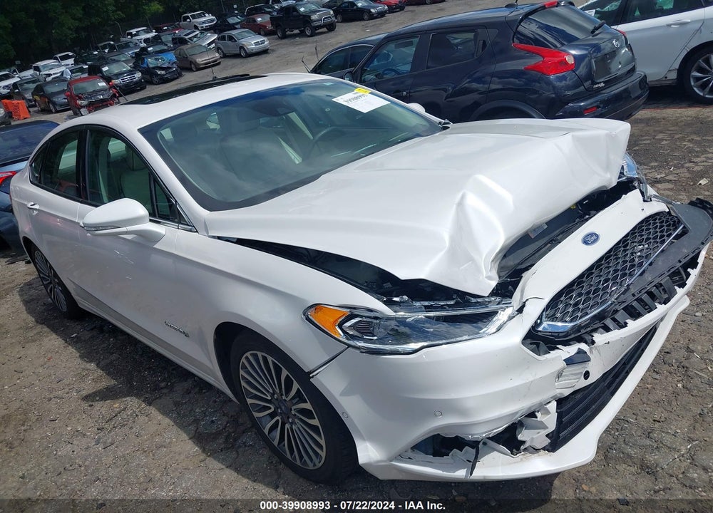 2018 FORD FUSION HYBRID PLATINUM VIN: 3FA6P0RU8JR145323
