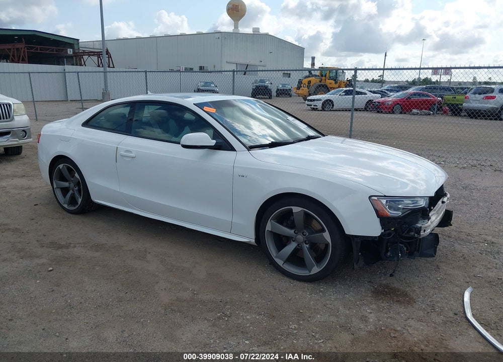 2015 AUDI S5 3.0T PREMIUM PLUS VIN: WAUGGAFR3FA025691