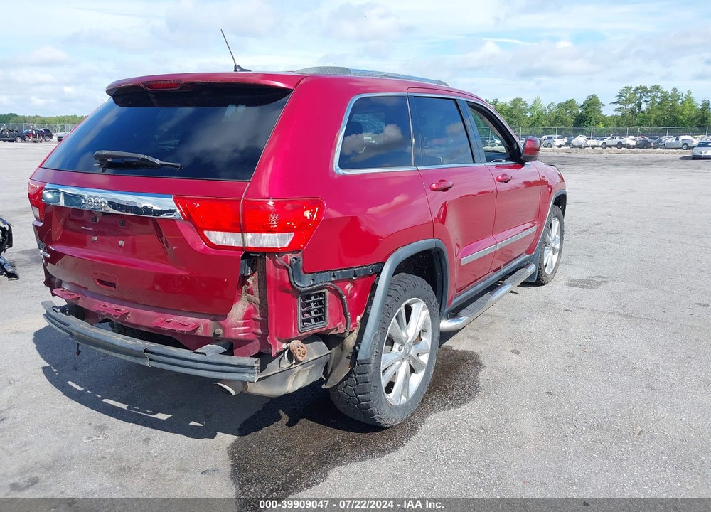 2012 JEEP GRAND CHEROKEE LAREDO VIN: 1C4RJEAG3CC316802