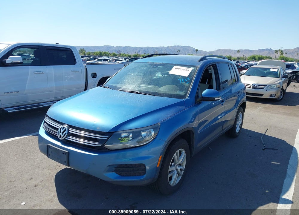 2017 VOLKSWAGEN TIGUAN 2.0T S VIN: WVGAV7AX0HW505910
