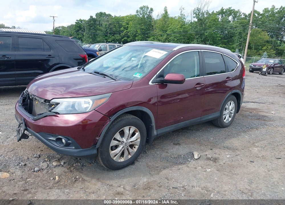 2014 HONDA CR-V EX-L VIN: 5J6RM4H78EL016645