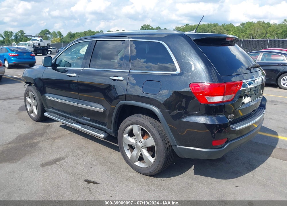 2012 JEEP GRAND CHEROKEE OVERLAND VIN: 1C4RJECG8CC327811