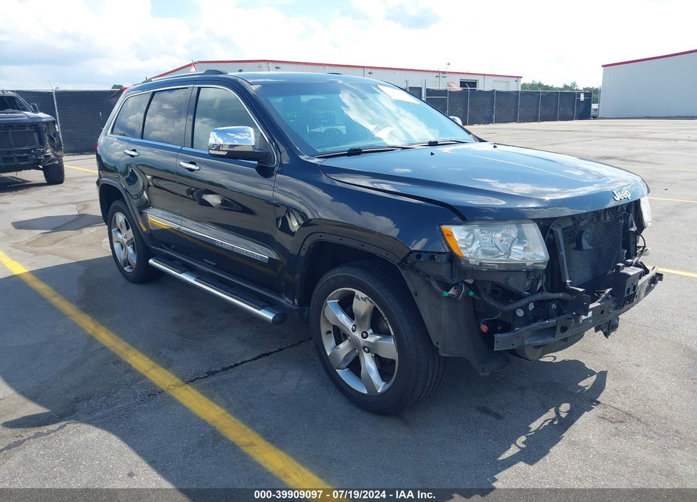 2012 JEEP GRAND CHEROKEE OVERLAND VIN: 1C4RJECG8CC327811
