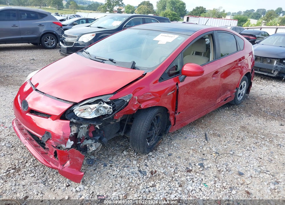 2012 TOYOTA PRIUS THREE VIN: JTDKN3DU8C1594425