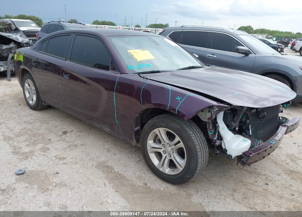 2022 DODGE CHARGER SXT RWD VIN: 2C3CDXBG0NH235297
