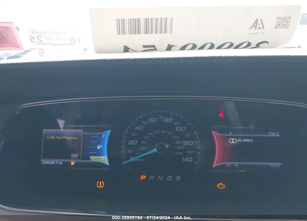 2013 FORD TAURUS SEL VIN: 1FAHP2H86DG182052