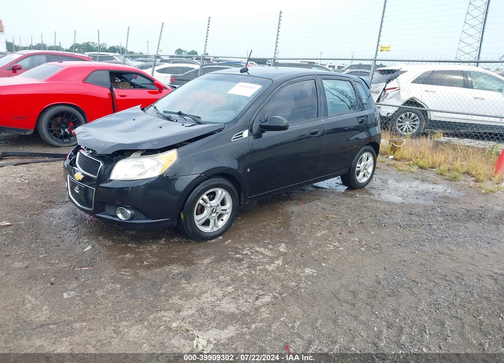 2009 CHEVROLET AVEO LT VIN: KL1TG66E19B352897