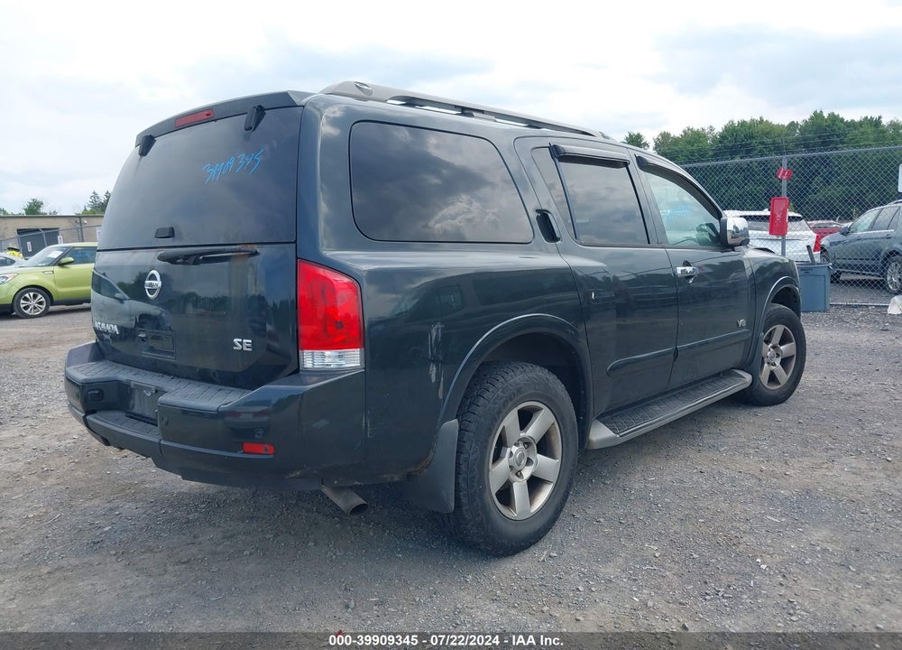 2008 NISSAN ARMADA SE VIN: 5N1AA08C88N615678