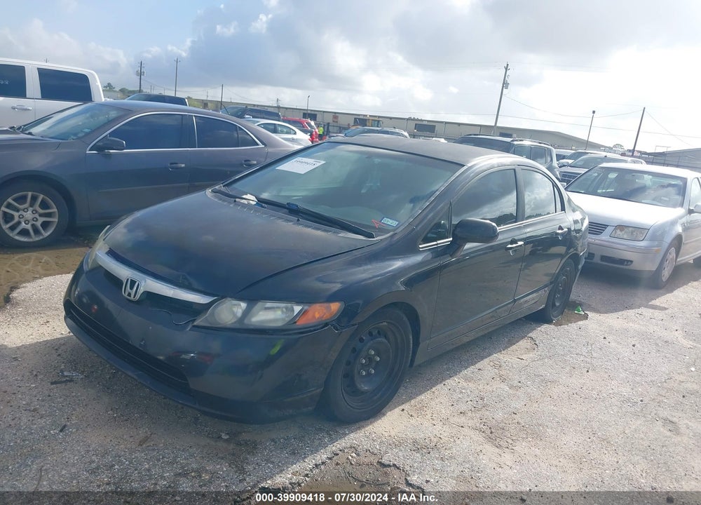 2008 HONDA CIVIC SDN LX VIN: 1HGFA165X8L066650