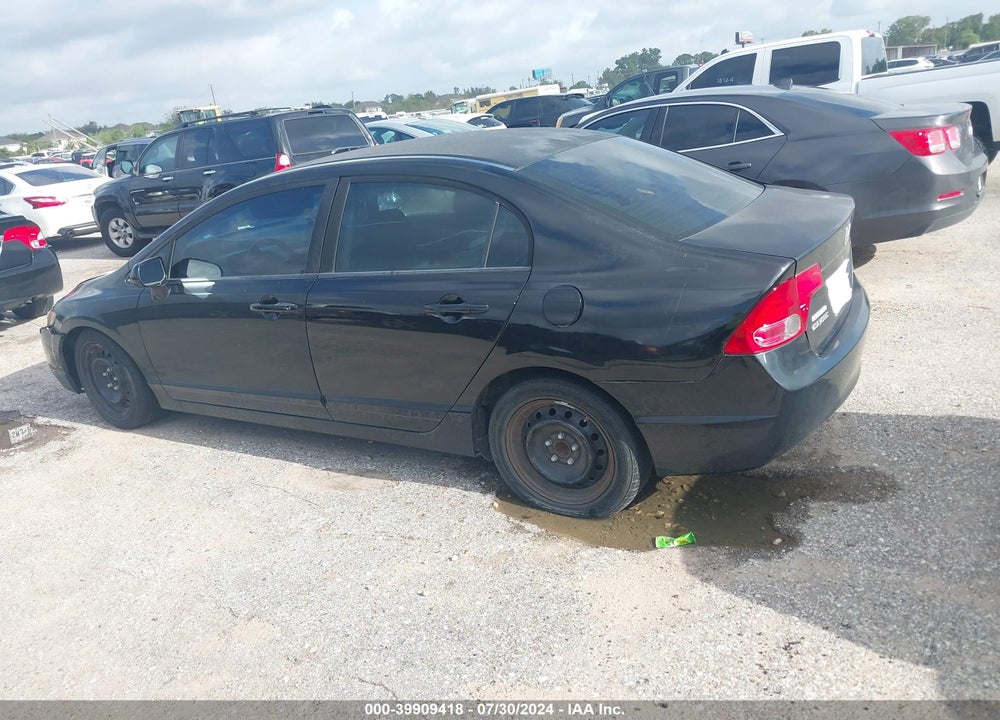 2008 HONDA CIVIC SDN LX VIN: 1HGFA165X8L066650