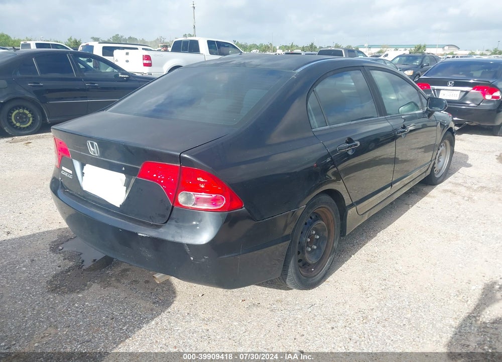 2008 HONDA CIVIC SDN LX VIN: 1HGFA165X8L066650